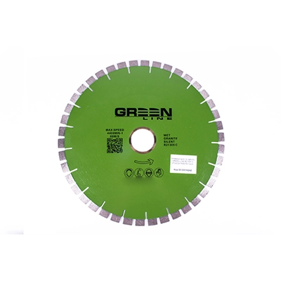 Алмазный диск GREEN LINE R21305 C тихий (гранит) 370X3,2X15X60/50