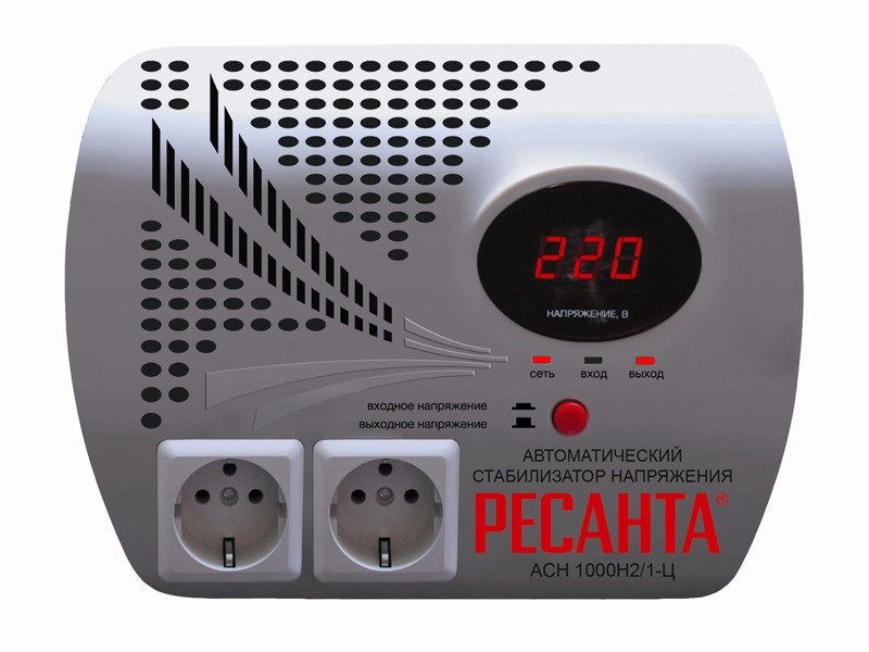 фото стабилизатор напряжения серии lux ресанта асн-1000н2/1-ц