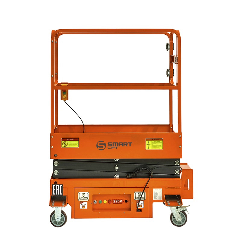 фото подъемник ножничный несамоходный sjy-0.3-3.9 (220в; 300 кг; 3,9 м) smartlift