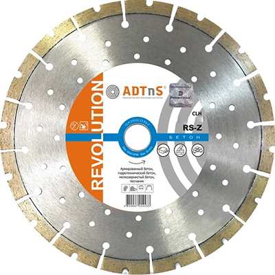 Алмазный диск ADTNS 1A1RSS/C3-W 125X2,2/1,3X10X22,23-10 CLH 125/22,2 RS-Z