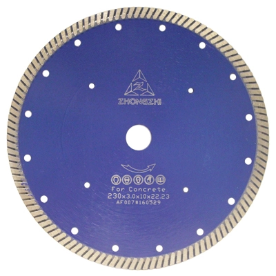 Диск турбо д.230*22,2 (3,0*10)мм | железобетон/dry DIAMASTER
