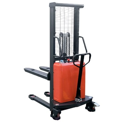 фото штабелер с электроподъемом noblelift spn-1033c