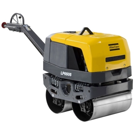 фото каток ручной двухвальцовый atlas copco lp 6505 h (ручной запуск, hatz 1d42s)
