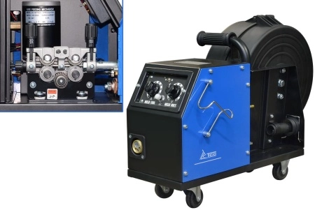 фото закрытый подающий механизм, 4 ролика для pro mig/mma-400/500f / wire feeder
