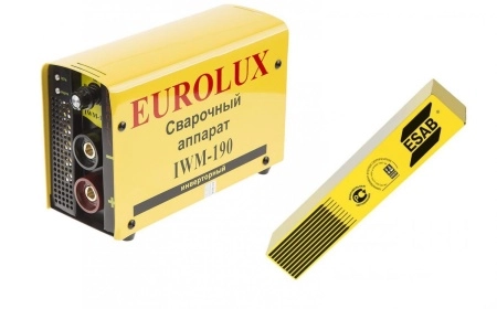 фото набор eurolux сварочный аппарат iwm190 +электроды для сварки 3903404wm0