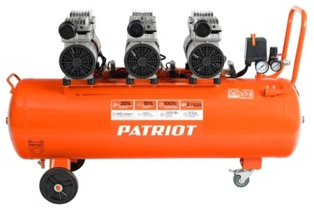 Компрессор поршневой безмасляный PATRIOT WO 100-440