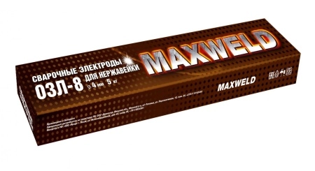 фото электроды maxweld озл-8 4мм 5кг