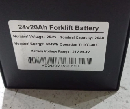 фото аккумулятор для тележек ppt15-2/ept 24v/20ah литиевый (li-ion battery)