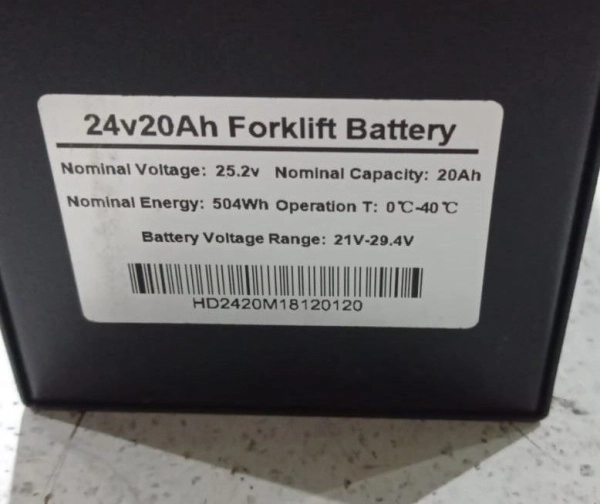 фото аккумулятор для тележек ppt15-2/ept 24v/20ah литиевый (li-ion battery)