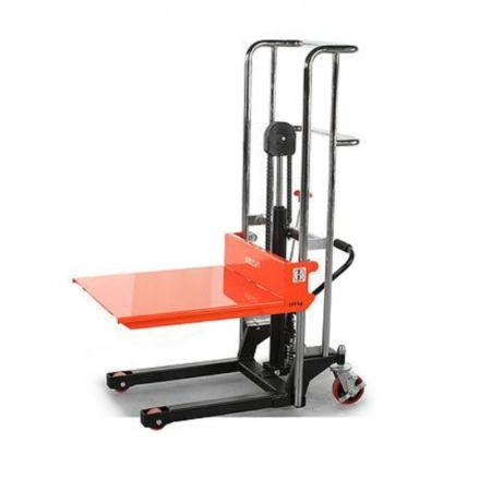 фото штабелер гидравлический ручной noblelift ps0412 с платформой