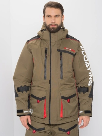 фото костюм зимний поплавок siberia floating цвет хаки/черный ткань breathable