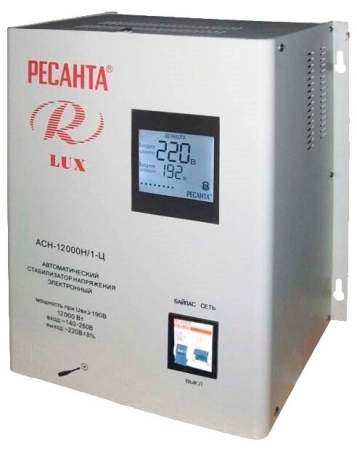 фото стабилизатор напряжения серии lux ресанта асн-12000н/1-ц