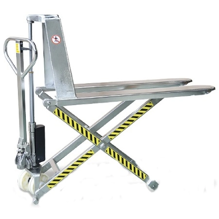 фото гидравлическая тележка из нержавеющей стали oxlift oxh-10steel