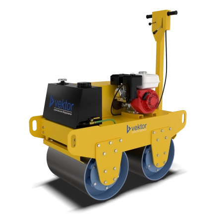 фото виброкаток двухвальцовый vrdr-600