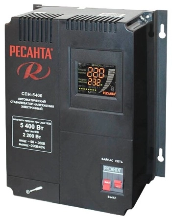 фото стабилизатор напряжения ресанта спн-5400