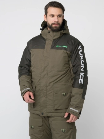 фото костюм зимний yukon ice цвет хаки ткань breathable