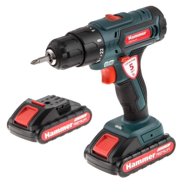фото дрель аккумуляторная hammer acd143li 2.0 premium
