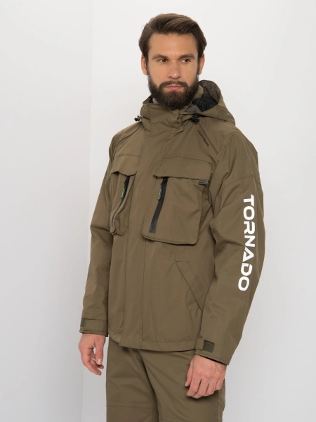 фото костюм демисезонный торнадо цвет хаки ткань breathable