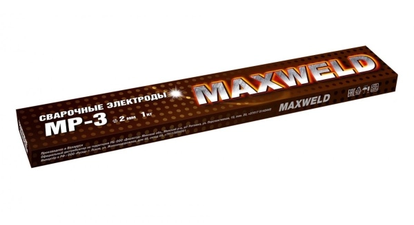фото электроды maxweld мр-3 2мм 1кг