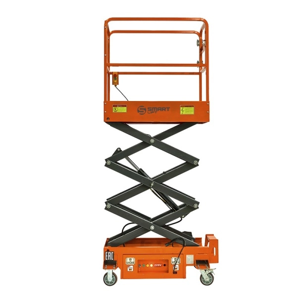 фото подъемник ножничный несамоходный sjy-0.3-3.9 (220в; 300 кг; 3,9 м) smartlift