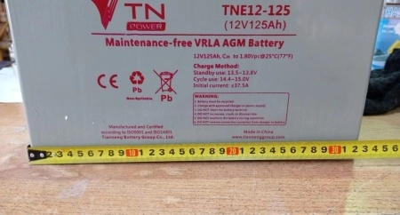 фото аккумулятор для штабелёров cdd15r-e/cdd10r-e/cdd12r-e/iws/ws/ctd/dyc 12v/125ah гелевый (gel battery)