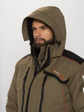 фото костюм зимний siberia цвет хаки/черный ткань breathable