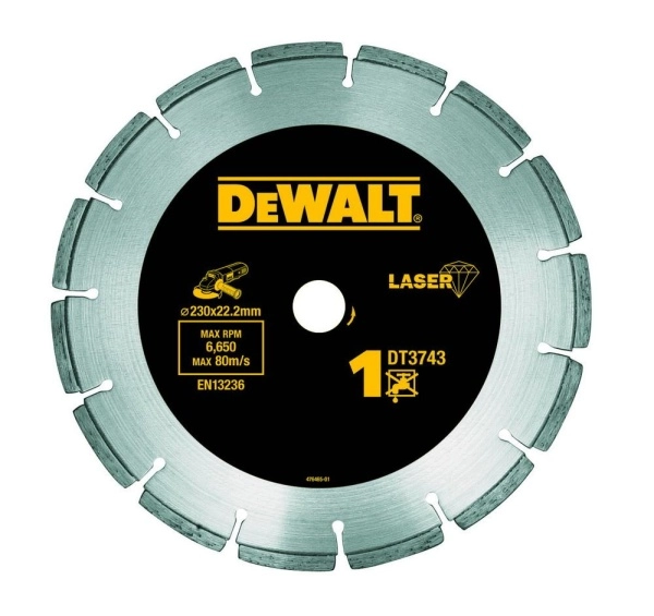Круг алмазный DEWALT (DT3743-XJ) Ф230х22мм универсальный