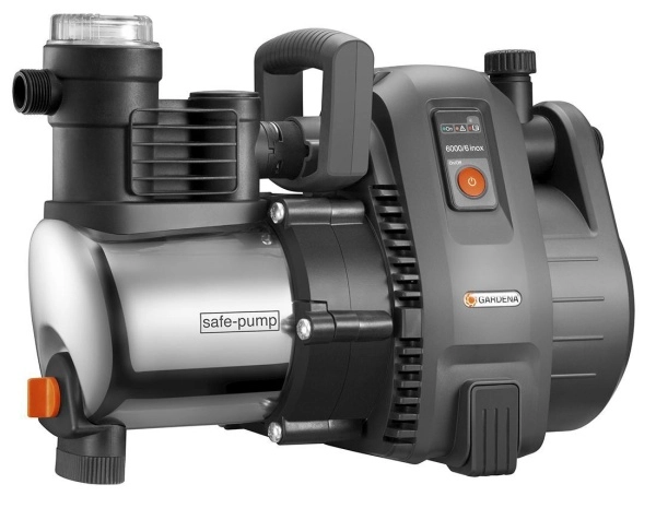 фото садовый насос gardena 6000/6 inox premium (01736-20.000.00)