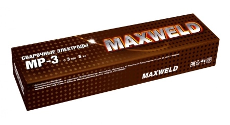 фото электроды maxweld мр-3 3мм 5кг