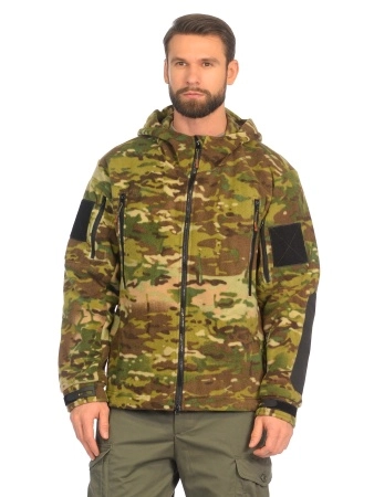 фото куртка демисезонная камелот цвет мультикам ткань polarfleece