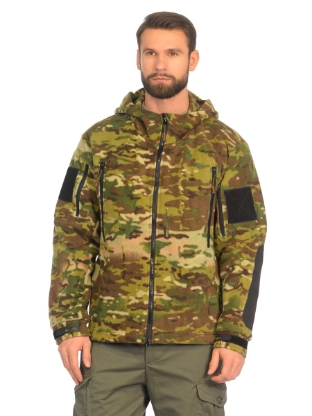 фото куртка демисезонная камелот цвет мультикам ткань polarfleece