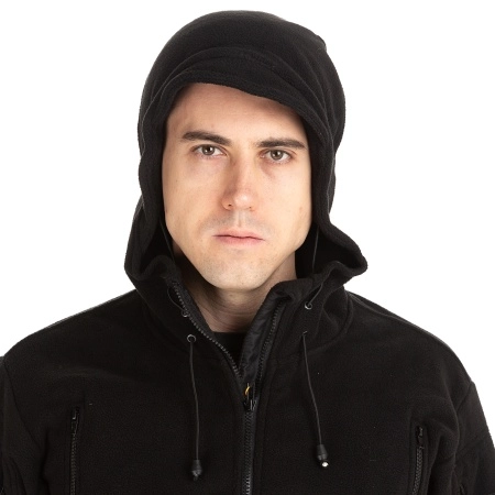 фото куртка демисезонная камелот цвет черный ткань polarfleece