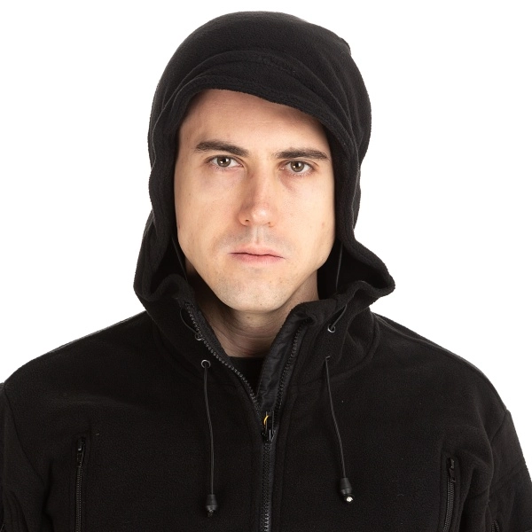 фото куртка демисезонная камелот цвет черный ткань polarfleece