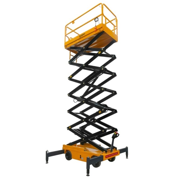 фото подъемник ножничный самоходный sjy-0.3-13a (300 кг; 12,8 м) smartlift