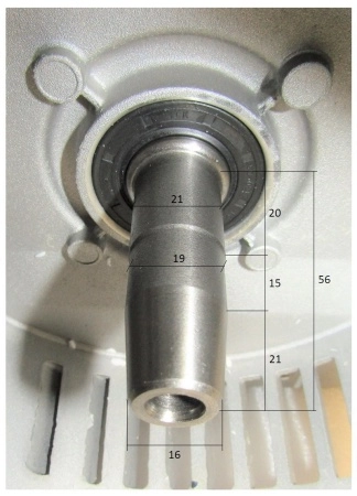 фото двигатель бензиновый tss km 170fd (sgg2800en/2000)