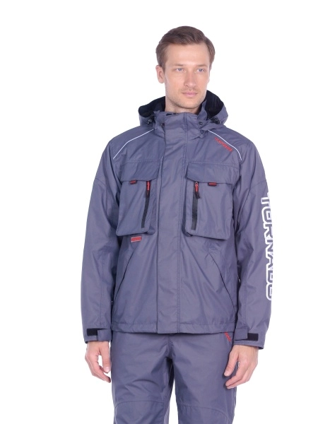 фото костюм демисезонный торнадо цвет серый ткань breathable