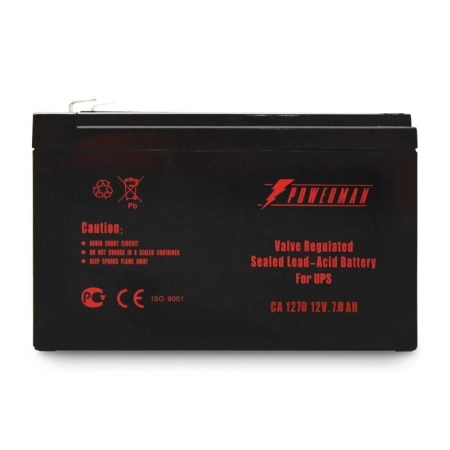 фото аккумулятор для ибп powerman ca1270/ups