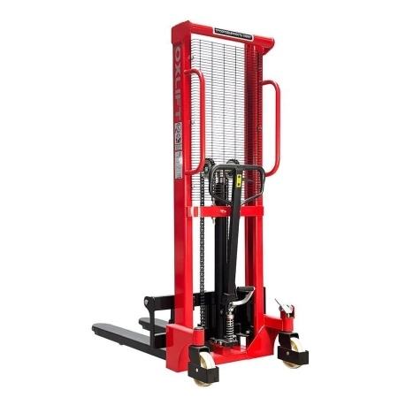 фото ручной гидравлический штабелер oxlift hs1516 1600 мм 1500 кг