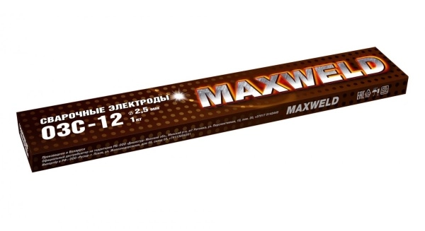 фото электроды maxweld озс-12 2,5мм 1кг