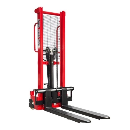 фото ручной гидравлический штабелер oxlift hs1516 1600 мм 1500 кг
