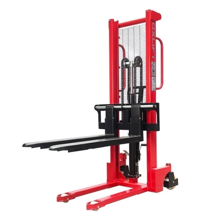 фото ручной гидравлический штабелер oxlift hs1516 1600 мм 1500 кг