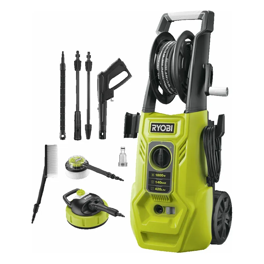 фото мойка высокого давления ryobi ry140pwa-p