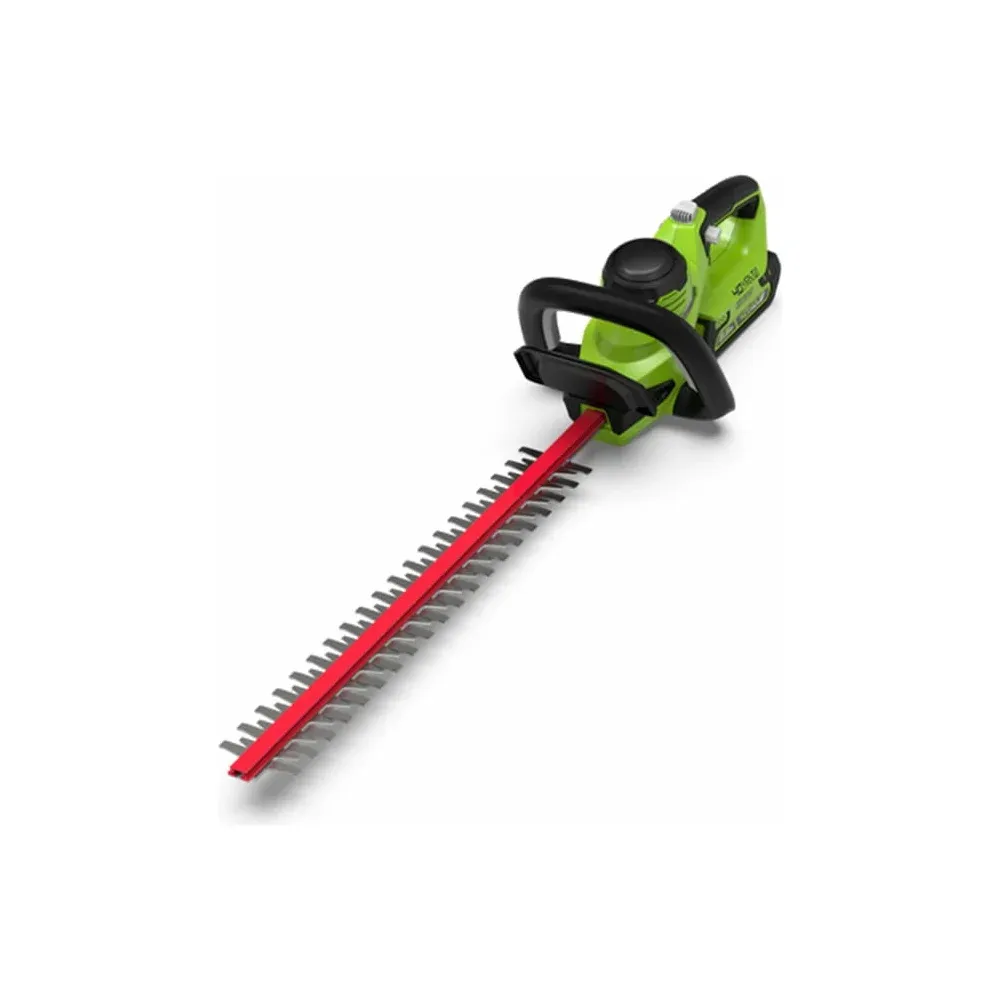 фото аккумуляторный кусторез greenworks g40ht61