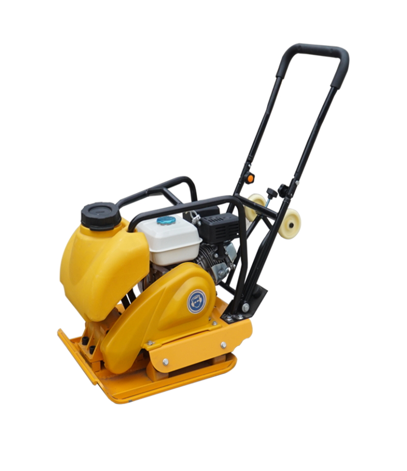 фото виброплита tor c-60т(x) 68кг, 15кн (loncin) бак, коврик, колесный комплект