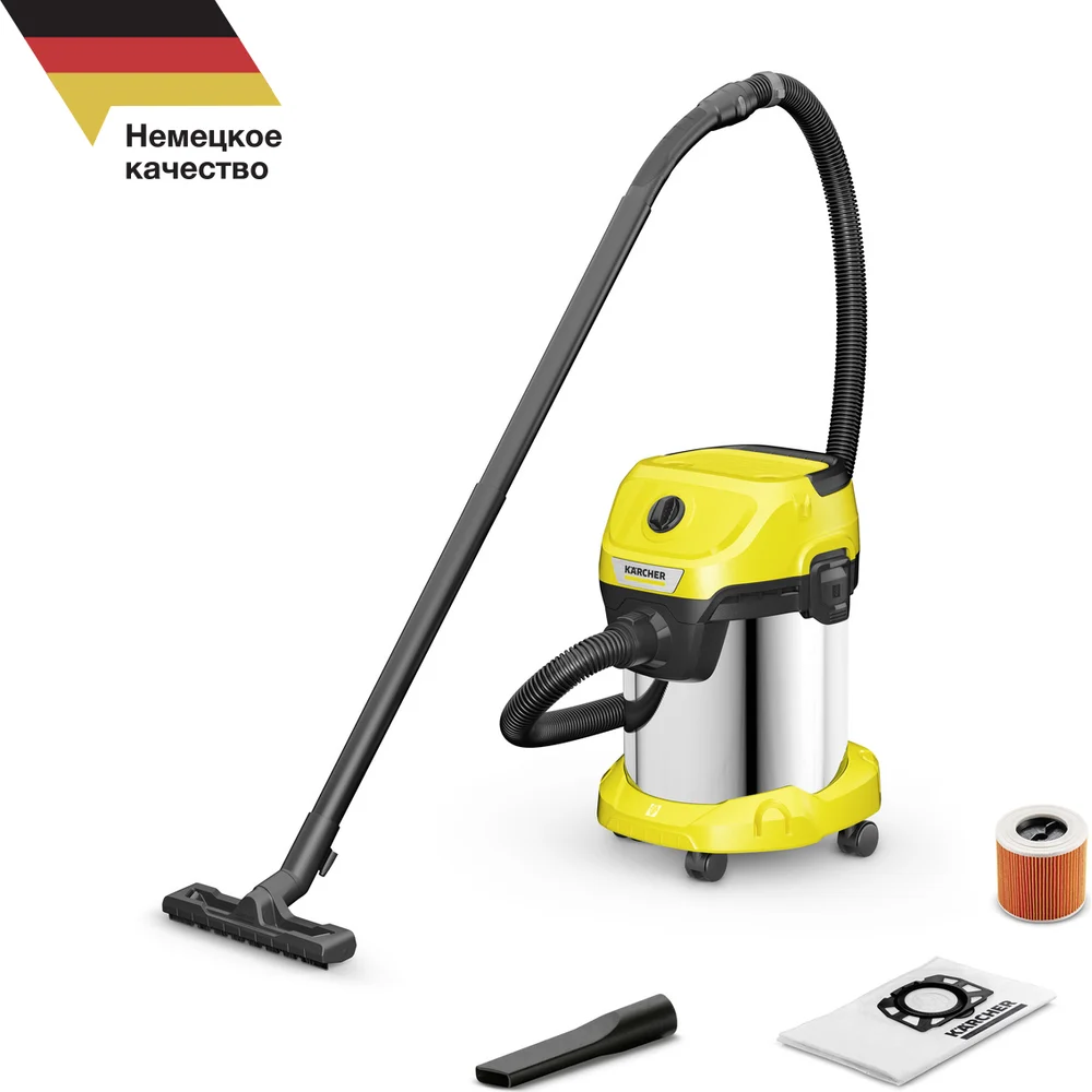 фото хозяйственный пылесос karcher wd 3 s v-17/4/20
