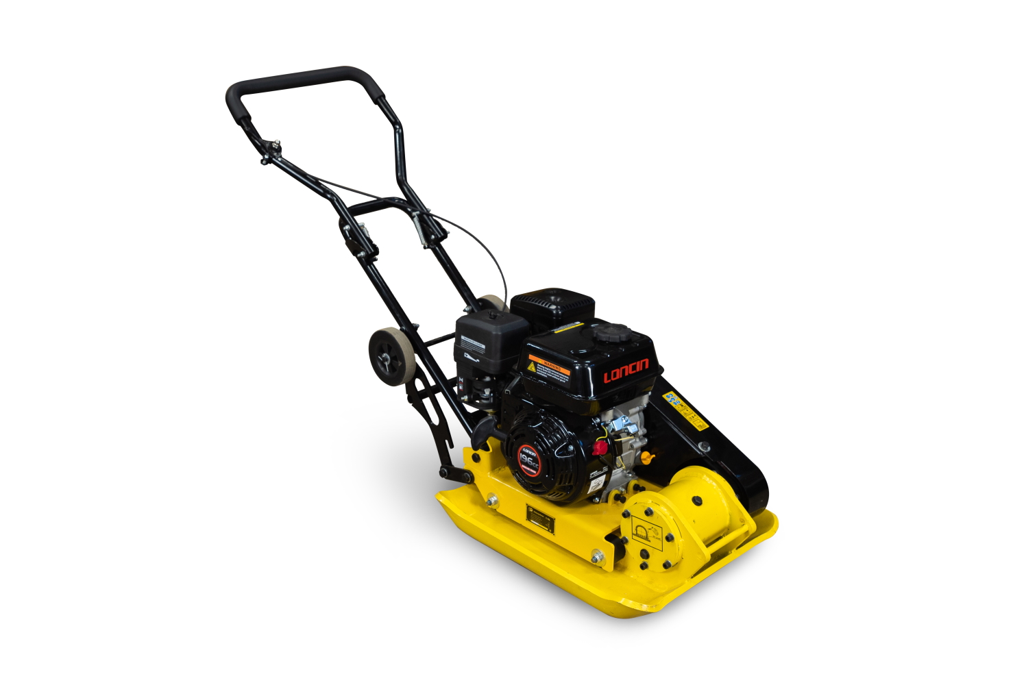 фото виброплита tor c-90l(r) 83 кг, 16кн (loncin) колесный комплект
