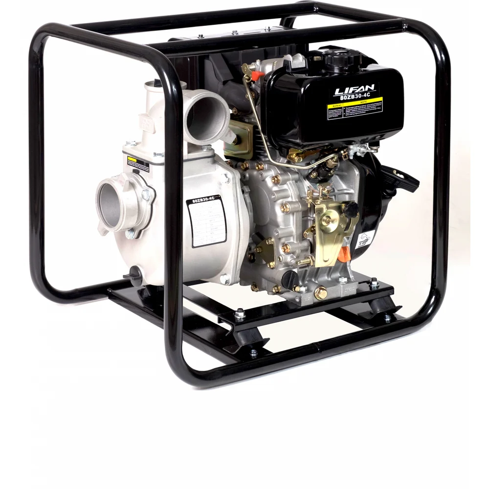 фото мотопомпа lifan 80zb30-4с diesel