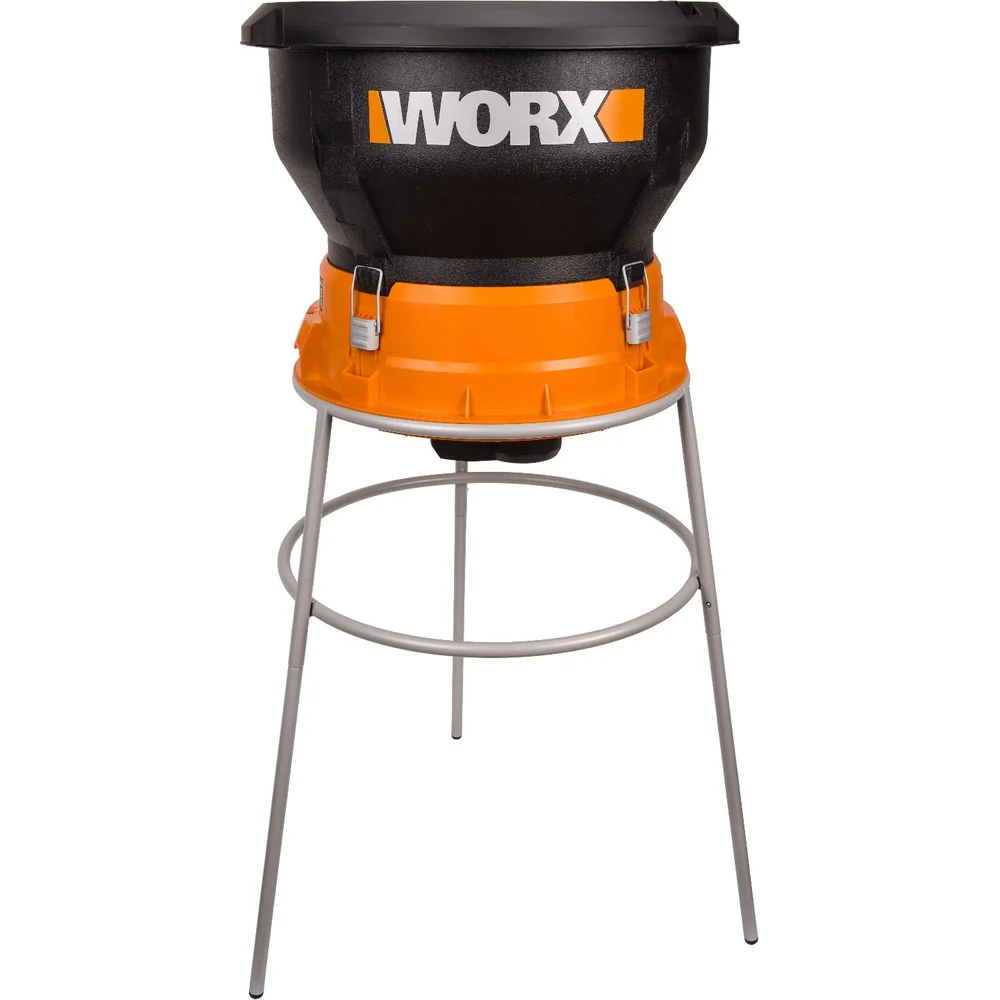 фото электрический измельчитель для листьев и травы worx wg430e