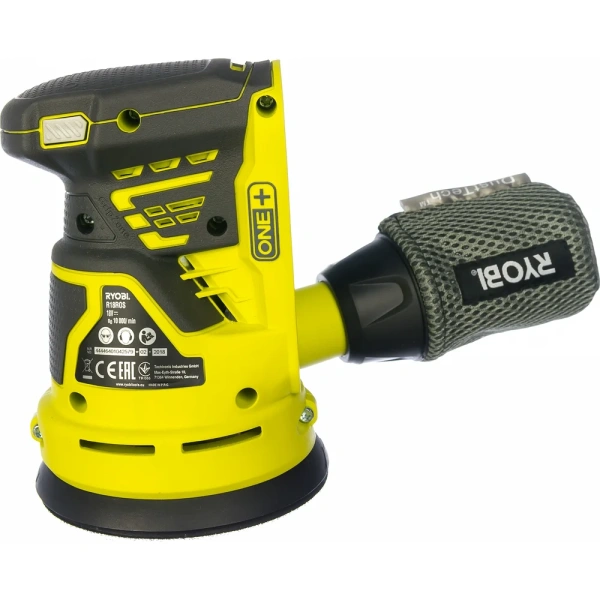 фото эксцентриковая шлифмашина ryobi one+ r18ros-0