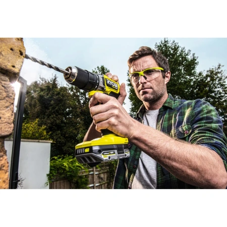 фото ударная бесщеточная дрель-шуруповерт ryobi one+ rpd18c-242s